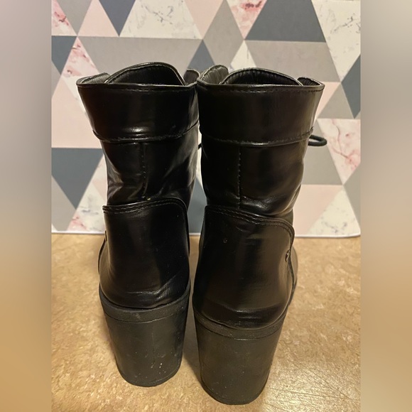 Black Heeled Ankle Boots - Picture 5 of 5